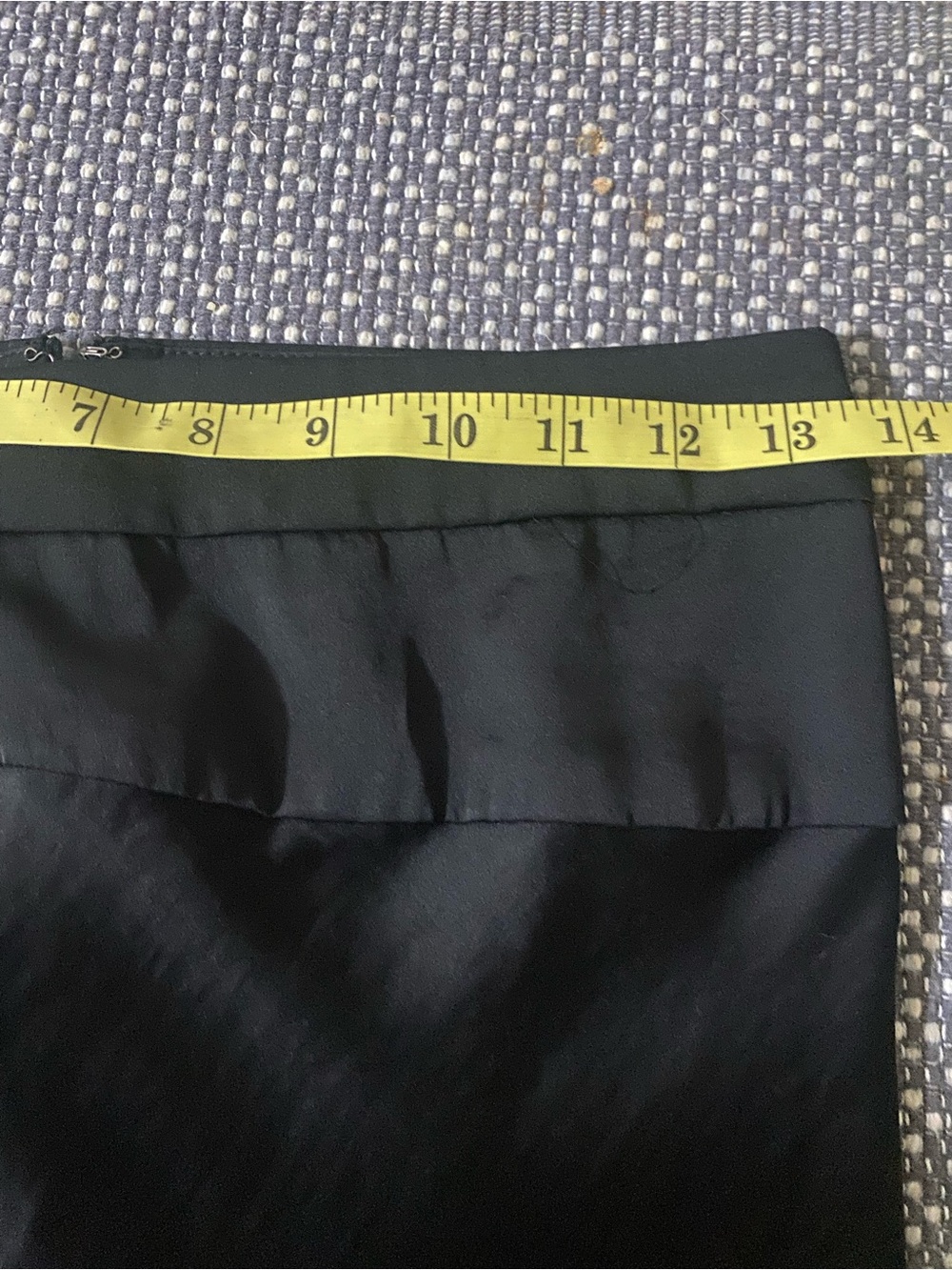 Free People Black Satin Pencil Skirt - Picture 8 of 9